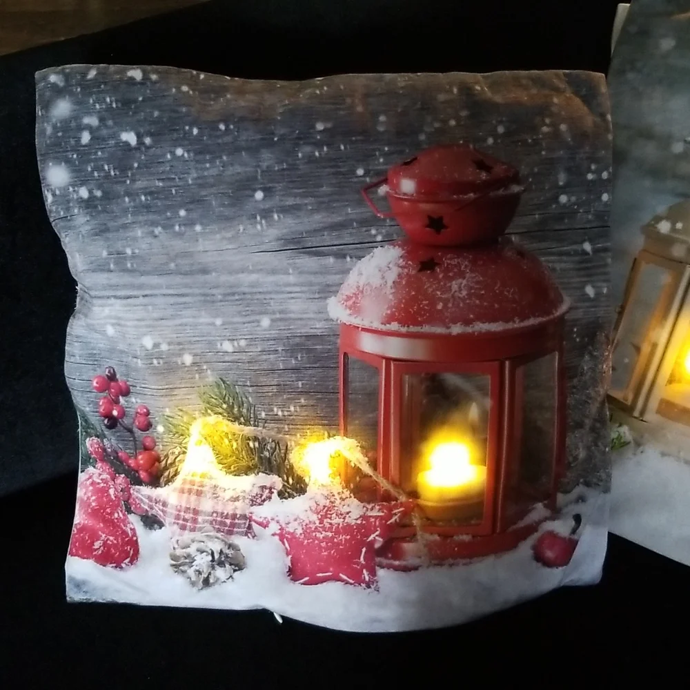 Lighted pillow covers